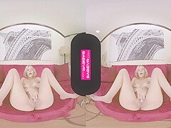 Blonde Teen 18+ Babe Rides Her Sex Toy – Cora Ora, Virtual Reality And Vr Porn