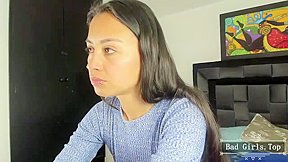 Skinny small tits webcam solo petite piercing teen