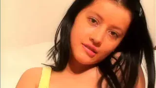 Teen Little Diana does a fingering solo